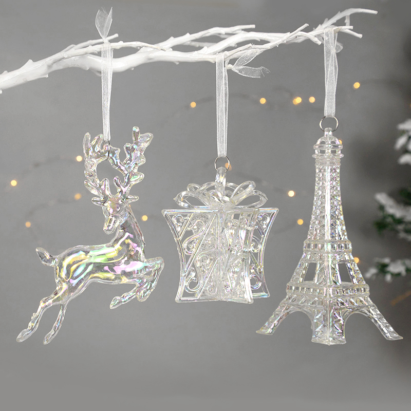 Acryl-Weihnachtsbaum-hängende  – Elk Bugle Call Bewertung und Preis