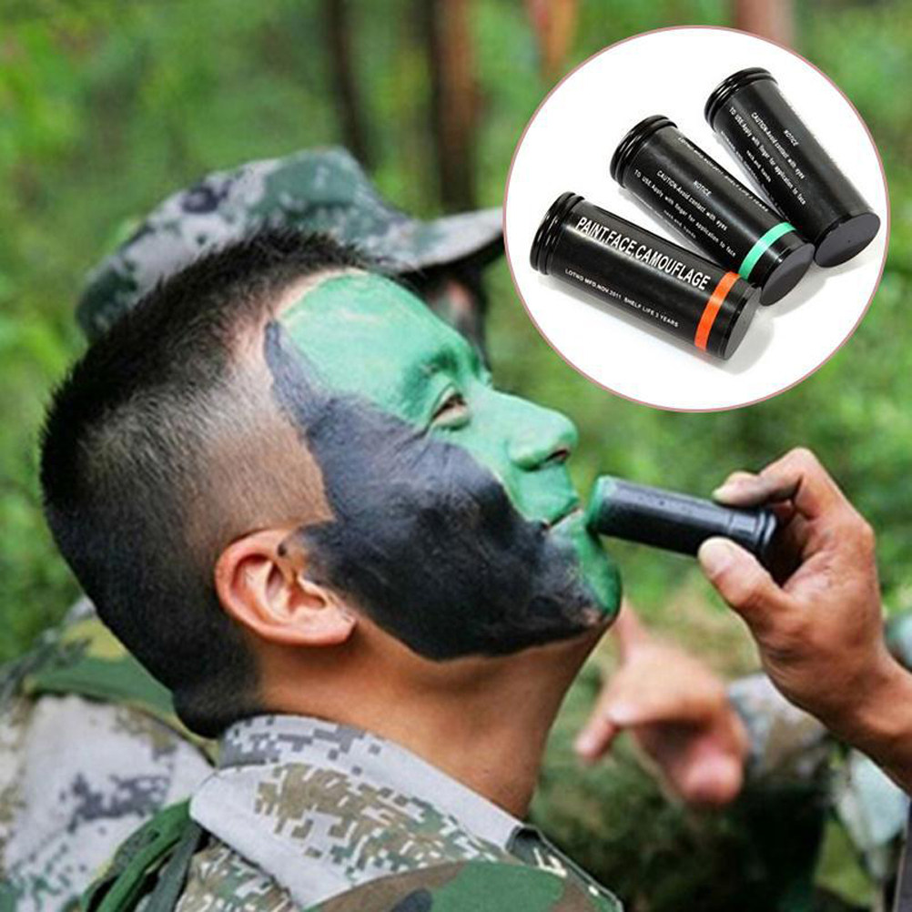 3 Stück Camouflage-Farbstifte, – Camo Face Paint Bewertung und Preis